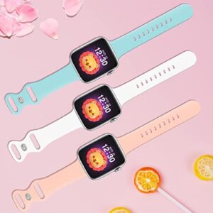 Bandkids 3 Pack Bands for Kids Apple Watch Band 38mm 40mm 41mm 42mm 44mm 45mm 49mm, Soft Silicone Sport Strap for iWatch 10 9 Ultra 8 7 6 5 4 3 2 1 SE - Image 4