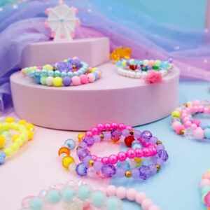 PinkSheep Bracelets for Girls Jewelry: 36 Pcs Bluk Little Girl Bracelets, Cute Kids Bracelets for Girls 2 3 4 5 6 7 Years Old - Princess Bracelets for Teen Girls - Play Jewelry Gift - Image 6