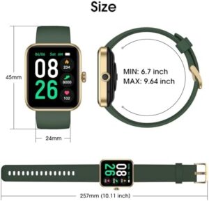 Smart Watch, Fitness Tracker with Blood Oxygen Monitor, Heart Rate and Sleep Tracking, 44mm Smartwatch for Android iOS Swimming Waterproof Pedometer Watch Step Calories Tracker for Women Men - Image 8