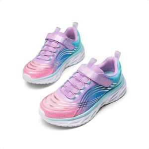 DREAM PAIRS Girls Shoes Sneakers Kids Tennis Shoes Sparkle ColorBurst Lightweight Running Casual Walking Shoes - Image 5