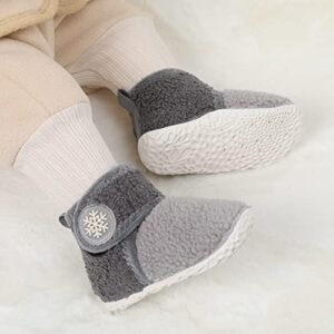 FEETCITY Baby Booties Girls Boys Infant Slippers First Walkers Shoes Warm Socks Newborn Crib Shoes - Image 6