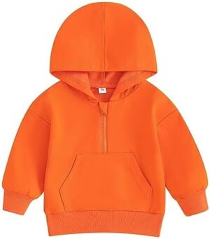 Ledy Champswiin Unisex Baby Boy Girl Clothes Hooded Sweatshirts Solid Color Long Sleeve Hoodies Toddler Top