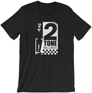 2 Tone Records Short-Sleeve Unisex T-Shirt - Retro Music Tees Black