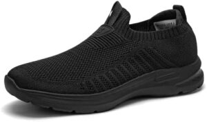 Men's Running Shoes Casual Slip on Walking Tennis Gym Sneakers Lightweight Breathable Mesh Workout Sports Soft Sole - Image 3