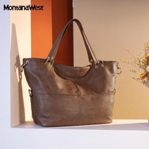 Montana West Hobo Bag for Women Tote Handbag Shoulder Top-handle Purses - Image 2