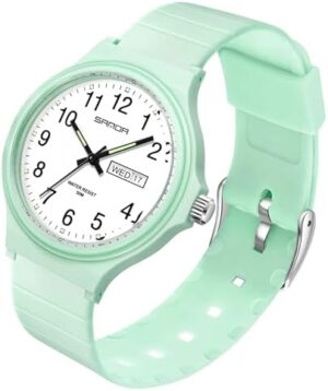 Women's Watch Waterproof Ladies Watches Sport Wrist Watch Nurse Analog Simple Minimalist Casual Watch Dress Wristwatch with Day Date White Black Pink Gold Green Purple