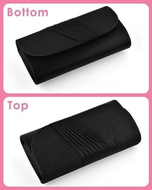 TINDTOP Clutch Purses for Women (Silver Chain), Formal Party Clutch Bags Sparkling Shoulder Envelope Handbags - Image 8