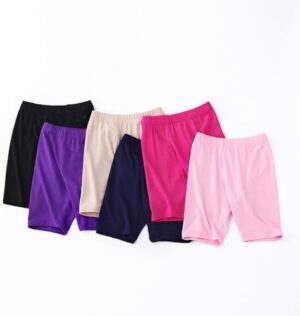 Girls Dance Shorts Kids Volleyball Bike Athletic Shorts Girls Compression Shorts for Gym Activewear for 4-12 Years - Image 3