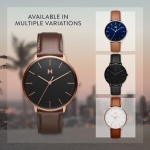 MVMT Men’s Legacy Slim Watch - Analog Watch for Men - Minimalist, Water Resistant 3 ATM/30 Meters Men’s Dress Watch - Premium Japanese Quartz Men’s Wristwatch - 42mm - Image 4