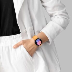 10 Pack No Gap Band Compatible with Samsung Galaxy Watch 7/FE/ 6/5/4 40mm 44mm, Galaxy Watch 5 Pro 45mm, Watch 6 4 Classic 42mm 46mm 43mm 47mm, 20mm Soft Strap Silicone Wristband for Women Men - Image 6