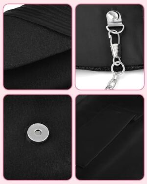 TINDTOP Clutch Purses for Women (Silver Chain), Formal Party Clutch Bags Sparkling Shoulder Envelope Handbags - Image 4