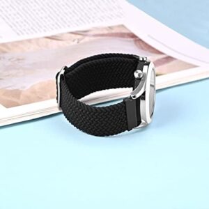 BISONSTRAP Nylon Watch Bands, Adjustable Braided Loop Straps for Men and Women, 16mm 18mm 19mm 20mm 22mm for Choice - Image 2