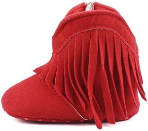 ESTAMICO Baby Girls' Cowboy Tassel Boots - Image 4