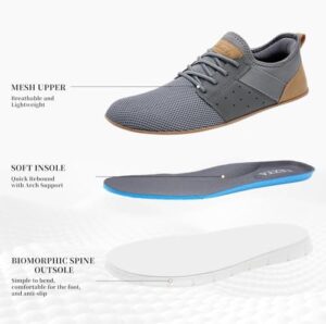 LEZTA Men‘s Casual Shoes Fashion Sneakers Quickly Put on Men's Dress Shoes Lightweight Breathable Mesh Oxfords Walking Shoes - Image 3