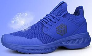 Mens Slip On Walking Shoes Non Slip Running Shoes Breathable Workout Shoes Lightweight Gym Sneakers - Image 8