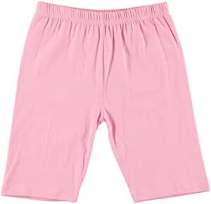 Pink Angel Kids Girls Cotton Spandex Bike Shorts, Solid Plain Sports Activewear Dance Bottoms - 8 Pack, Assorted Colors - Image 9