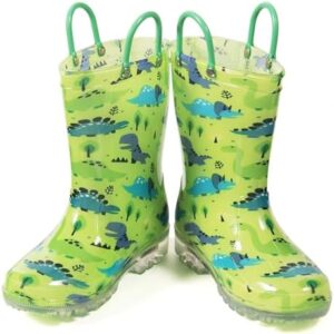 HugRain Light Up Rain Boots for Little Kids - Image 4