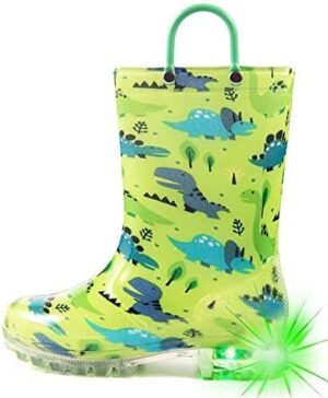 HugRain Light Up Rain Boots for Little Kids - Image 2