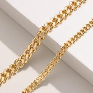 Foxgirl Gold Ankle Bracelets for Women 14K Gold Plated/Silver Anklets for Women Waterproof Minimalist Cuban Link Anklets Set Dainty Layered Ankle Bracelets Anklets for Women Gold Anklet Jewelry Gifts - Image 7