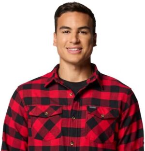 Columbia Men’s Bearmouth Springs Roll Up Flannel Long Sleeve Shirt - Image 6