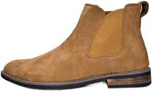 Bruno Marc Men's Suede Leather Chelsea Ankle Boots - Image 2