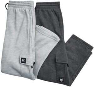 Bobcat Boys' Jogger Pants - 2 Pack Soft Fleece Athletic Cargo Joggers for Boys - Casual Pull On Boys Cargo Pants (8-18) - Image 3