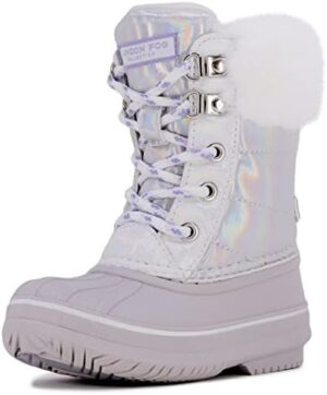 LONDON FOG Girls Bell Court Cold Weather Warm Lined Snow Boot