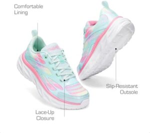 DREAM PAIRS Girls Shoes Sneakers Kids Tennis Shoes Lightweight Lace Up Running Casual Walking Shoes - Image 5