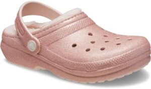 Crocs Kid's Classic Lined Glitter Clog - Image 7