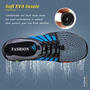 WateLves Water Shoes Mens Womens Beach Swim Shoes Quick-Dry Aqua Socks Pool Shoes for Surf Yoga Water Aerobics - Image 5