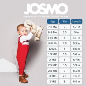 JOSMO Baby Boys Girls Unisex Walking Shoes First Step Walker Lightweight Synthetic Non-Slip High top (Infant-Toddler) - Image 6