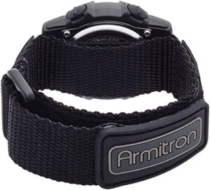 Armitron Sport Unisex Digital Chronograph Nylon Strap Watch, 45-7004 - Image 2