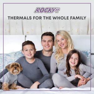 Rocky Thermal Underwear for Kids, Girls Thermals Top and Bottom Set, Long Johns Underwear, Base Layer for Cold weather/skiing - Image 8