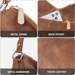 BOSTANTEN Purses for Women Vegan Leather Shoulder Bag Designer Ladies Hobo Handbags Pocketbooks - Image 5