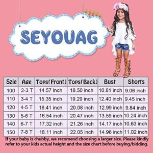 Girl Clothes Little Kids Short Sets Cotton Casual Coat Jeans 2 Pcs Pants Sets - Image 7