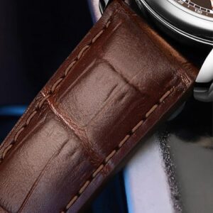 Classic Watch - Mens Wristwatch | Waterproof Quartzz Classic Watch | Dial Classic Wristwatch for Men | Brown Dial Leather Strap Watches | Business Casual Wristwatch Men's Quartzz Wrist Watch - Image 2