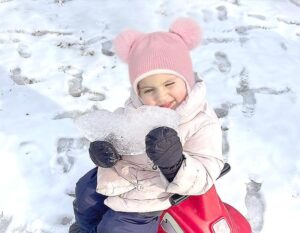 Camptrace Baby Toddler Winter Hat Scarf Set Pom Girls Boys Kids with Fleece Lined Beanie Snow Hat Hood - Image 3