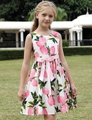 Kid Floral Cotton Girls Dresses Summer Girl Clothes - Image 2