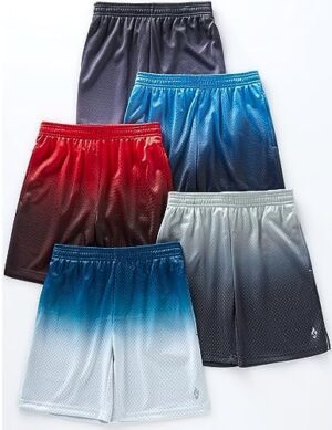 5 Pack Boys Athletic Shorts Mesh Basketball Youth Apparel Kids Sports Active Gear with Pockets - Image 3