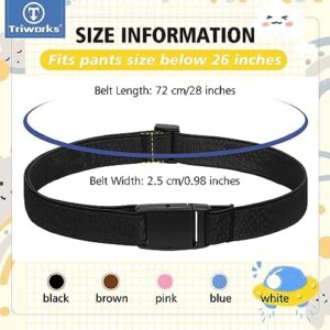 Kids Elastic Adjustable Belts for Girls Easy Buckle Invisible Flat Buckle Stretchy Belt for Kids Boys Girls - Image 6