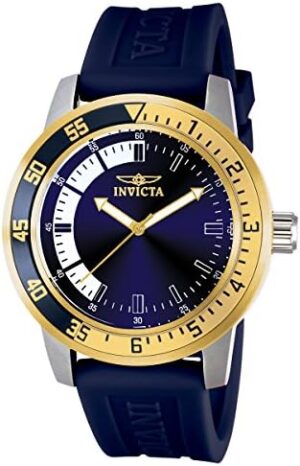 Invicta Men's 12847 Specialty Blue Dial Blue Polyurethane Watch