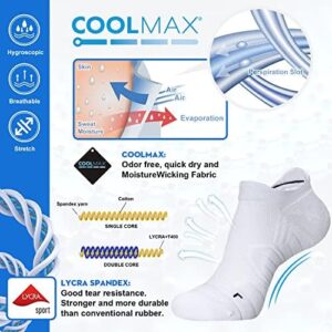 Hylaea Athletic Running Socks Cushion Padded Moisture Wicking Low Cut - Image 2