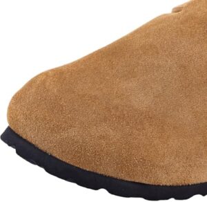 Kids Suede Clogs Toddler Clogs Boys Girls Sandals Cork Adjustable Buckle Mules - Image 8