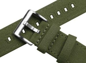 BARTON Canvas Quick Release Watch Band Straps - Choose Color & Width - 18mm, 19mm, 20mm, 21mm, 22mm, 23mm, or 24mm - Image 4