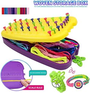 Friendship Bracelet Making Kit Toys, Ages 7 8 9 10 11 12 Year Old Girls Gifts Ideas, Birthday Present for Teen Girl, Arts and Crafts String Maker Tool, Bracelet DIY, Kids Travel Activity Set - Image 5