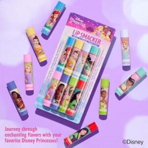 Lip Smacker Disney Princess Flavored Lip Balm Party Pack 8 Count, Clear, For Kids - Image 4