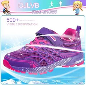 OJLVB Boys Girls Sneakers, Kids Tennis Running Shoes, Athletic Walking Gym Trail Shoe Breathable Lightweight - Image 3