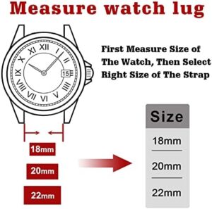 Ritche Christmas Gift Quick Release Leather Watch Bands Genuine Leather Watch Strap for Samsung Galaxy Watch 6 Band Classic 43mm 47mm 40mm 44mm 18mm, 20mm or 22mm for Men and Women, Valentine's day gifts for him or her, White Elephant Gifts, Stocking Stuffers for Men - Image 2