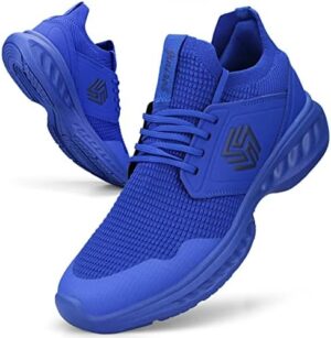 Mens Slip On Walking Shoes Non Slip Running Shoes Breathable Workout Shoes Lightweight Gym Sneakers - Image 3