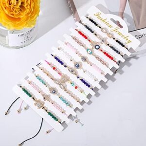 BONITTER 24/12 PCS Evil Eye Bracelets Pack For Women Mexican Braclets Set Protection Amulet Anklets Jewelry Gift - Image 2